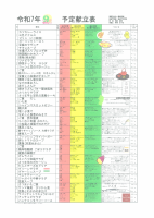 予定献立表９月.pdfの1ページ目のサムネイル
